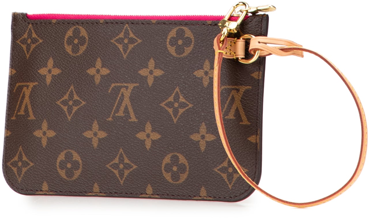 Louis Vuitton Monogram Neverfull Pouch Bruin