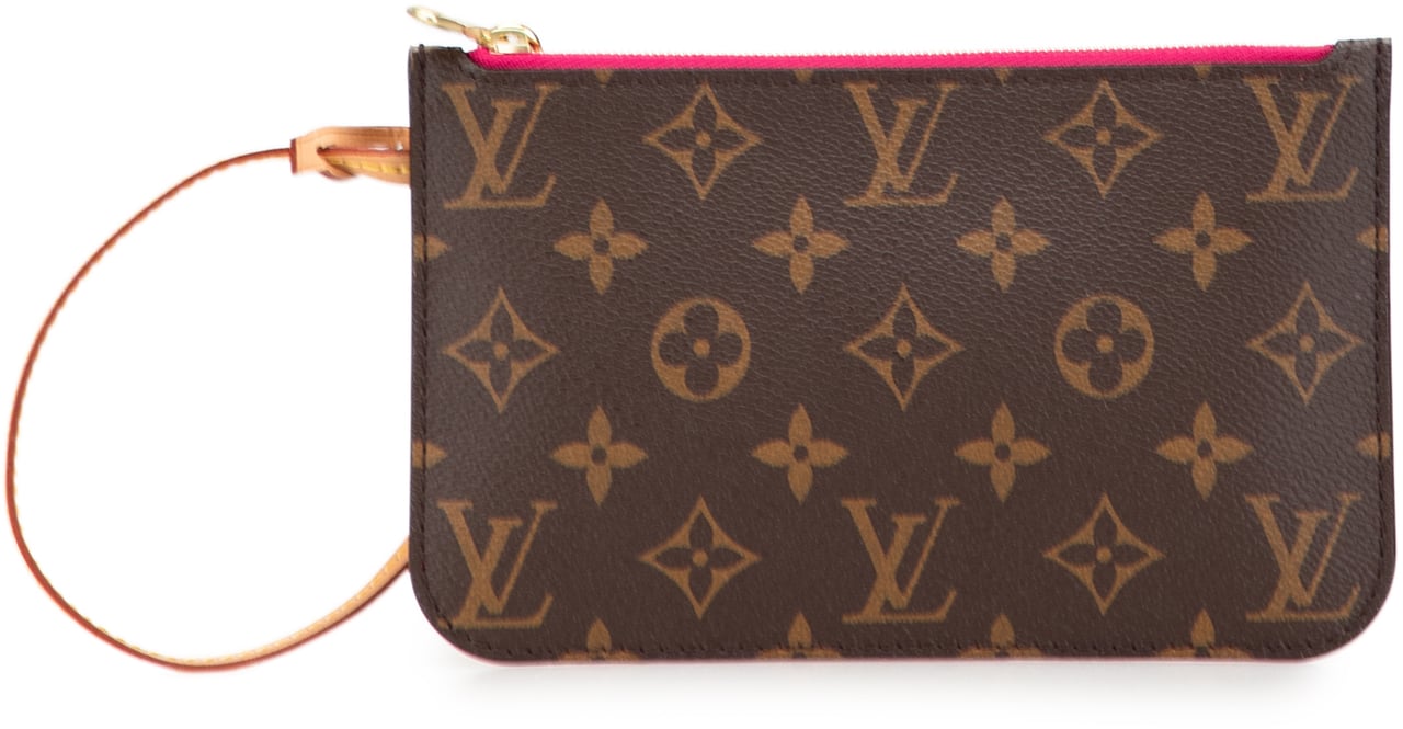 Louis Vuitton Monogram Neverfull Pouch Bruin