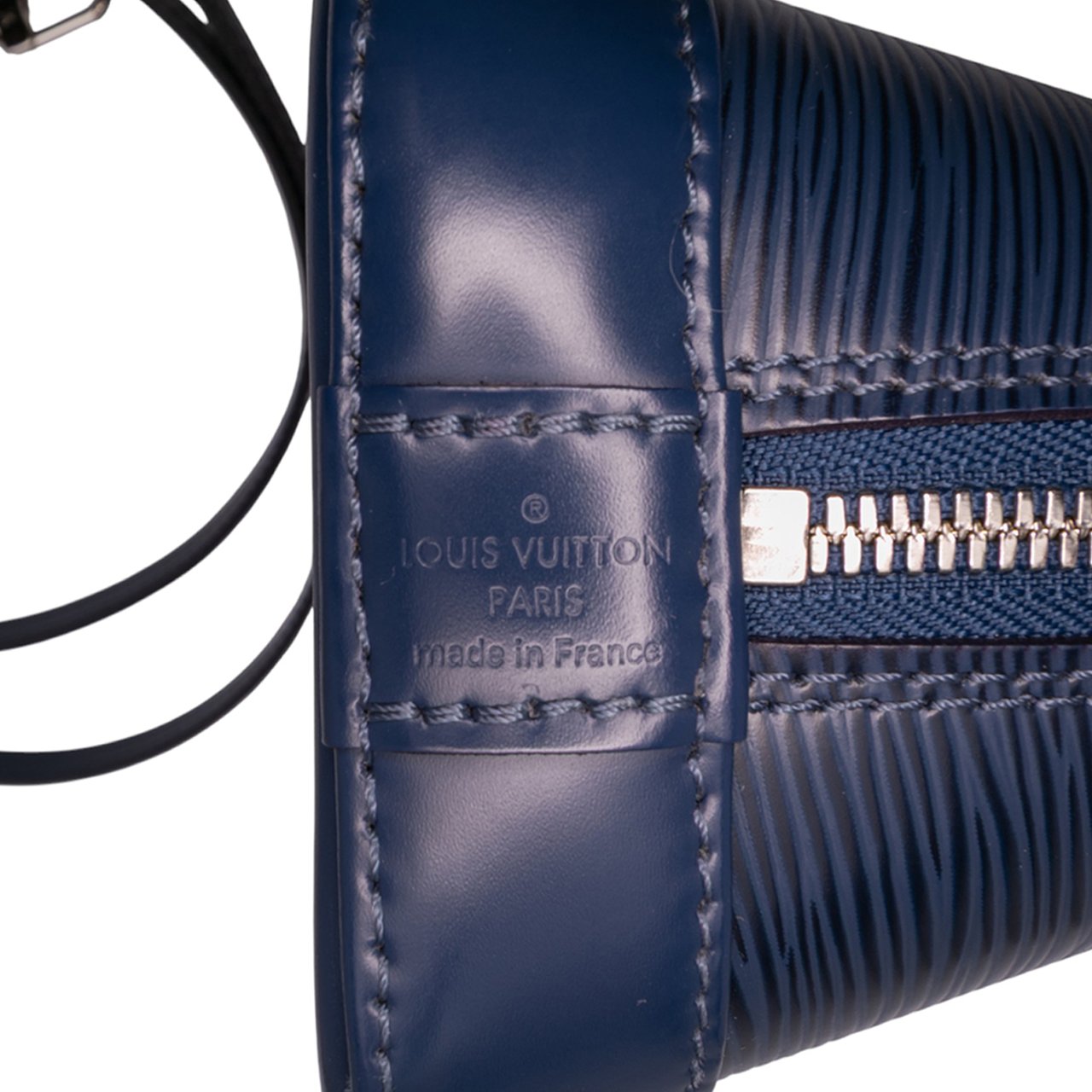 Louis Vuitton Epi Alma BB Blauw
