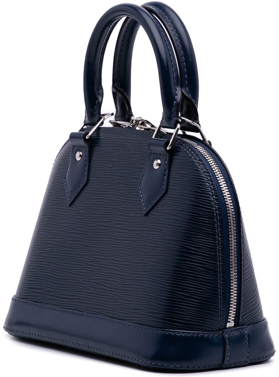 Louis Vuitton Epi Alma BB Blauw