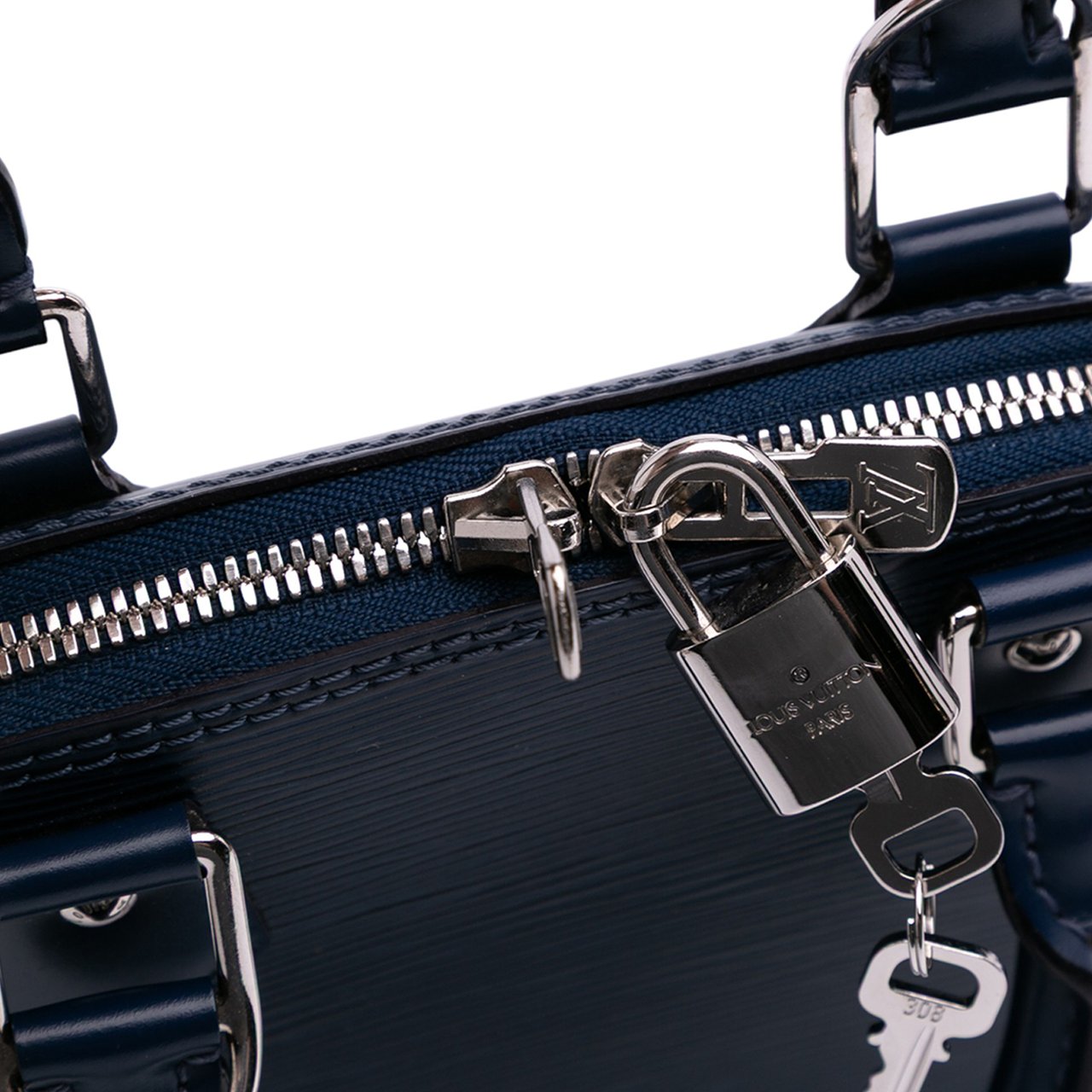 Louis Vuitton Epi Alma BB Blauw