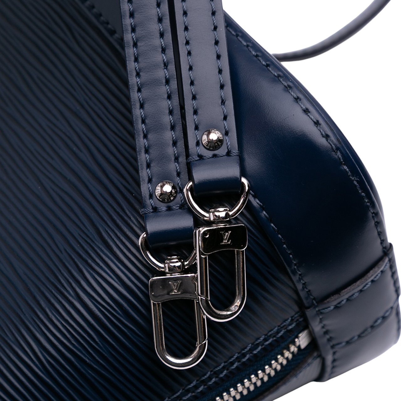 Louis Vuitton Epi Alma BB Blauw