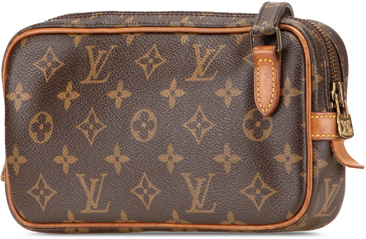 Louis Vuitton Monogram Pochette Marly Bandouliere Bruin