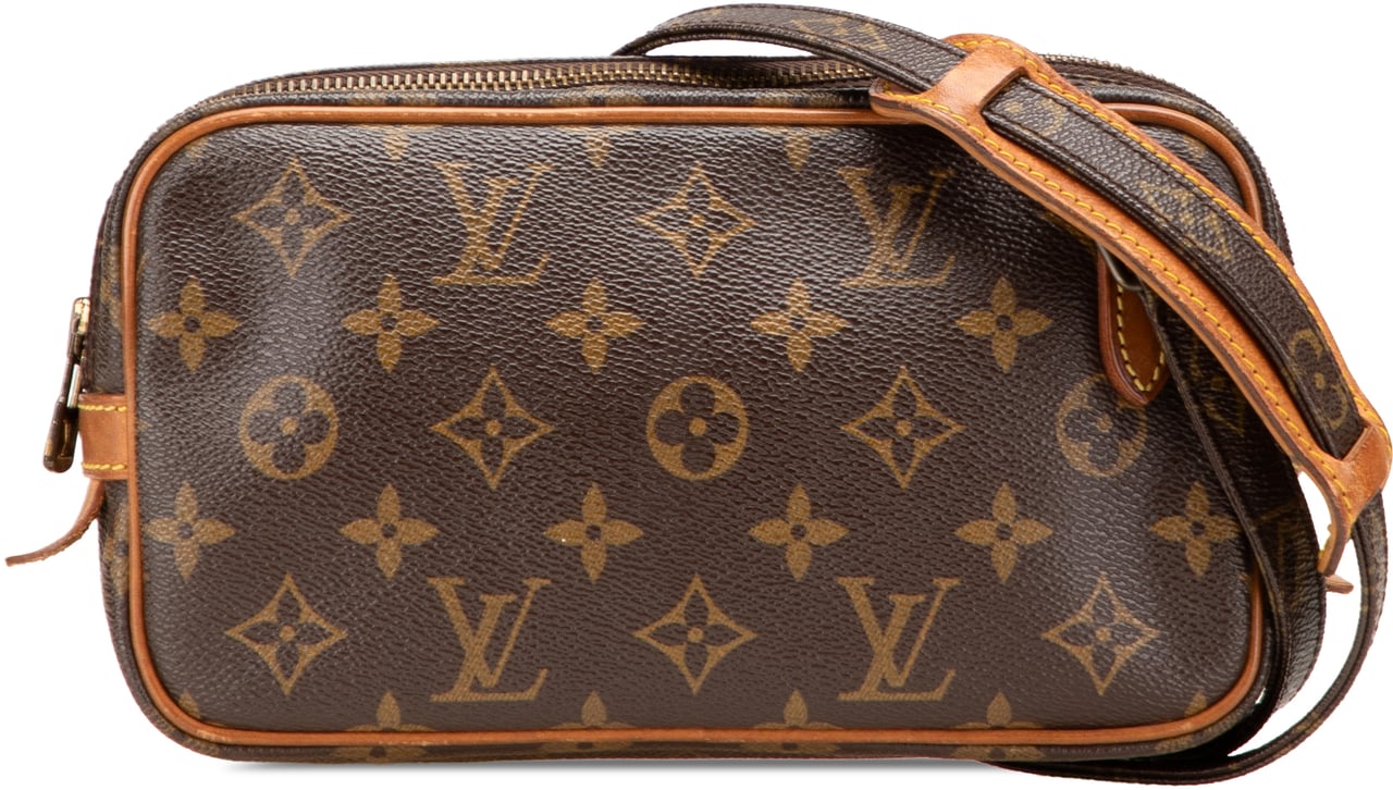 Louis Vuitton Monogram Pochette Marly Bandouliere Bruin