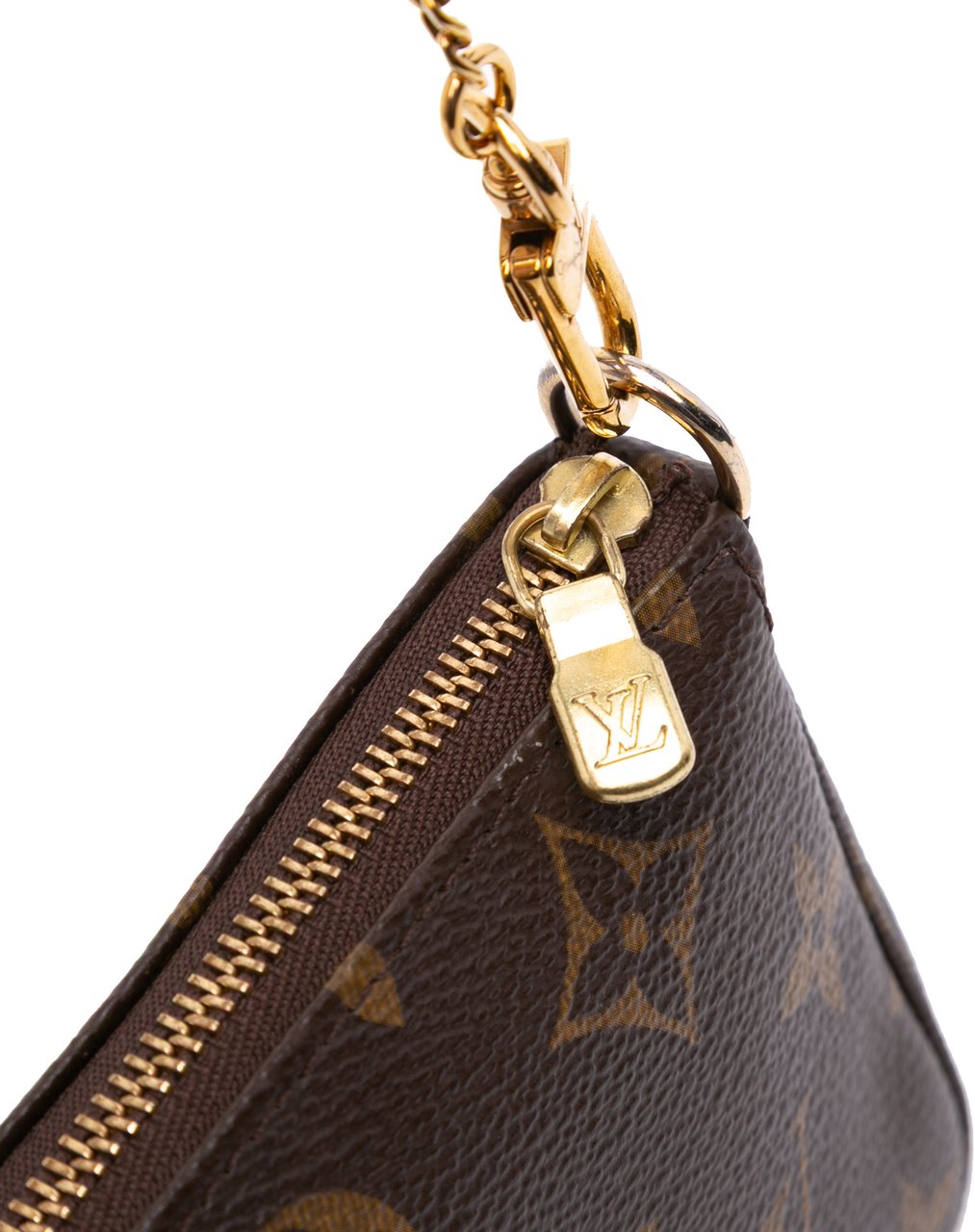 Louis Vuitton Monogram Mini Pochette Accessoires Bruin