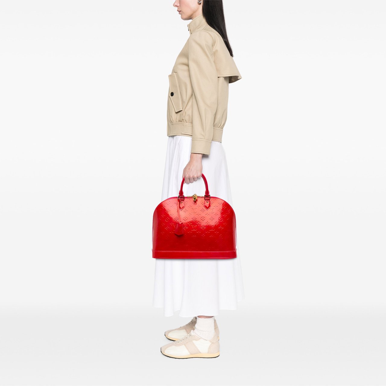 Louis Vuitton Monogram Vernis Alma PM Rood