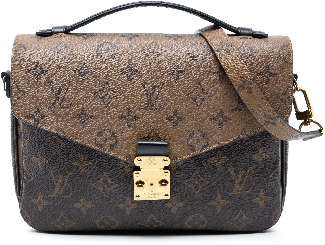 Louis Vuitton Monogram Reverse Pochette Metis Bruin