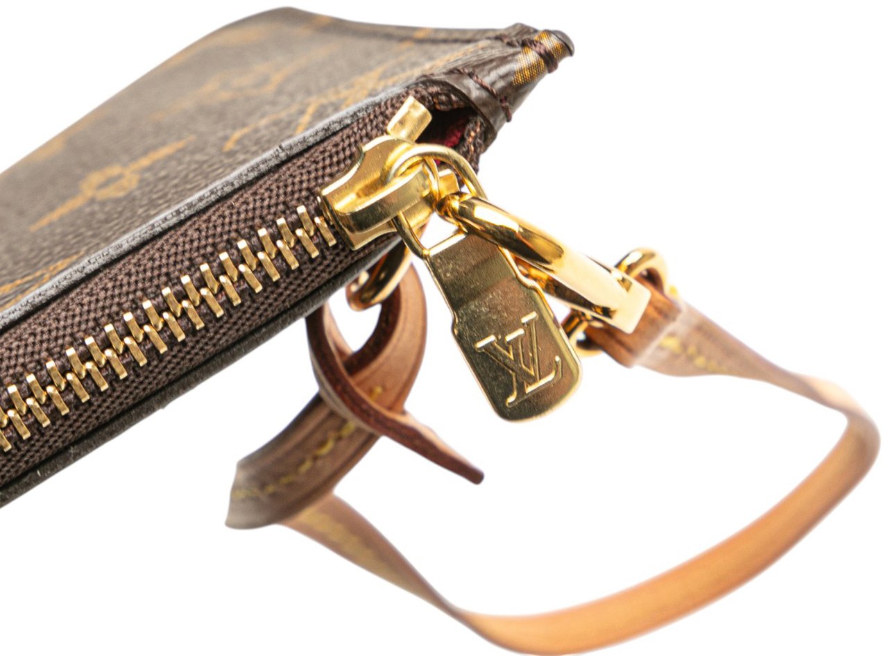 Louis Vuitton Monogram Neverfull Pouch Bruin