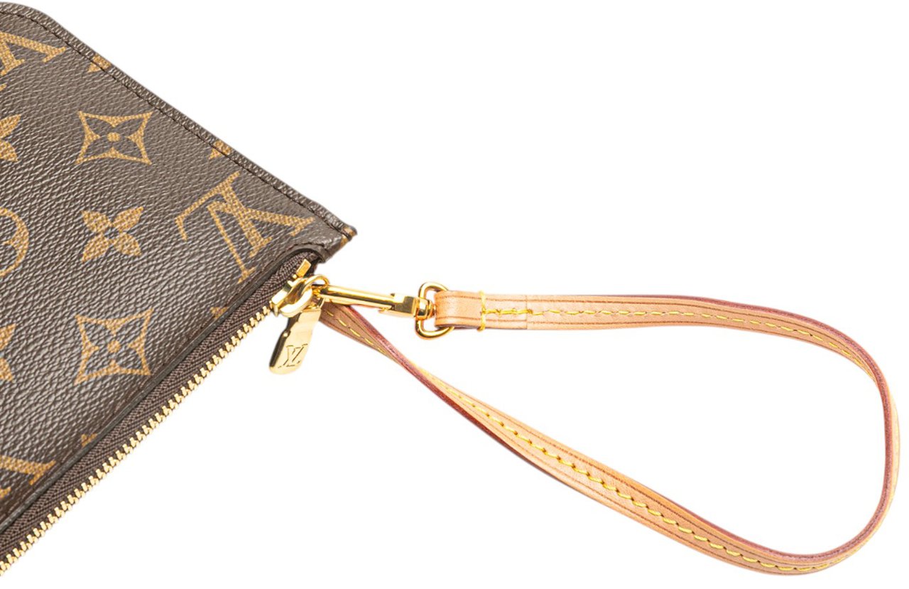 Louis Vuitton Monogram Neverfull Pouch Bruin
