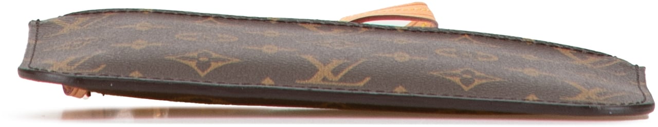 Louis Vuitton Monogram Neverfull Pouch Bruin