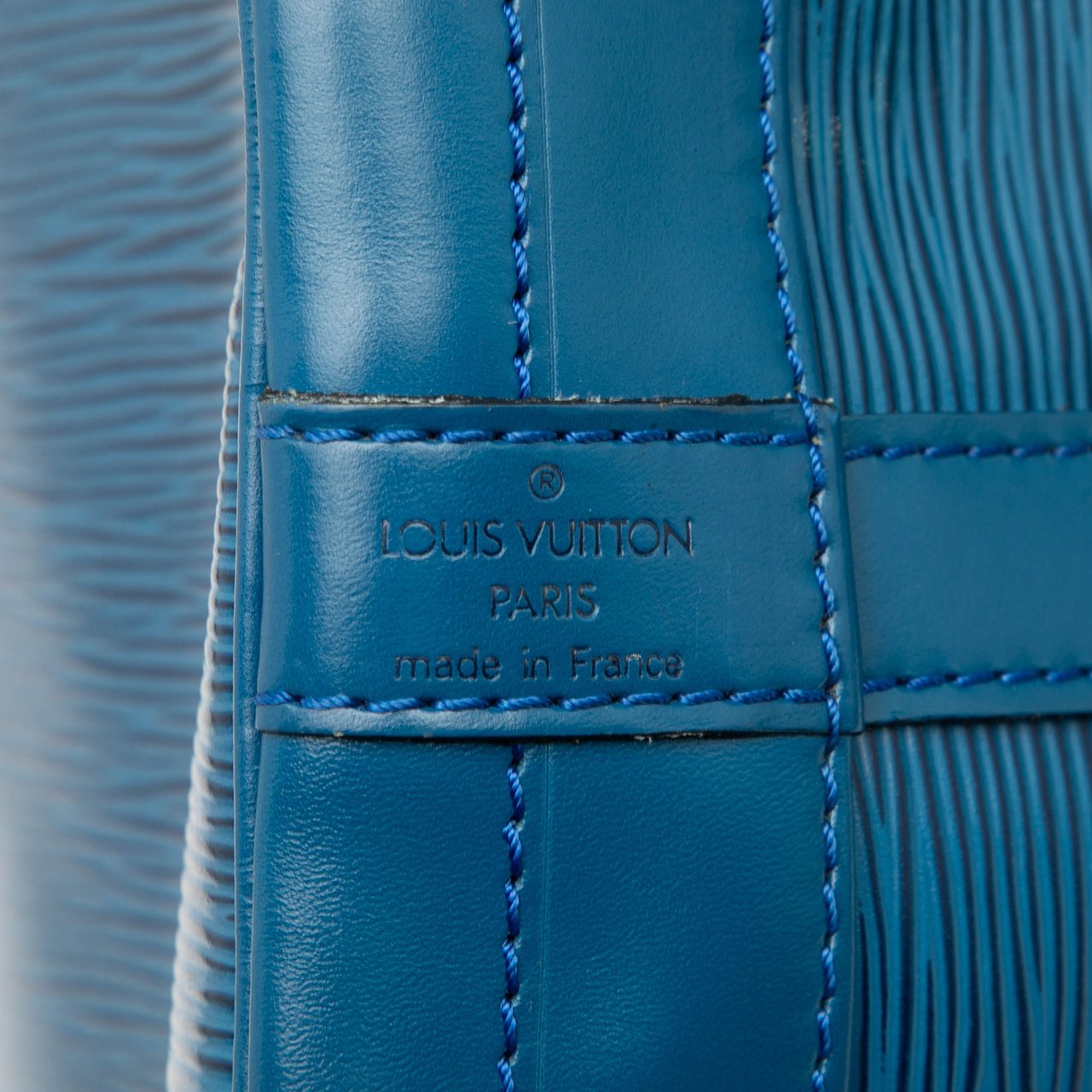 Louis Vuitton Epi Noe GM Blauw