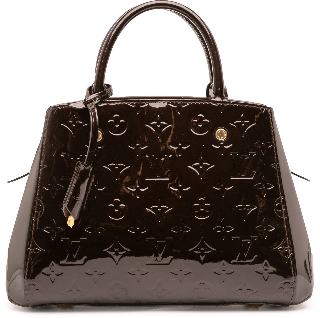 Louis Vuitton Monogram Vernis Montaigne BB Paars