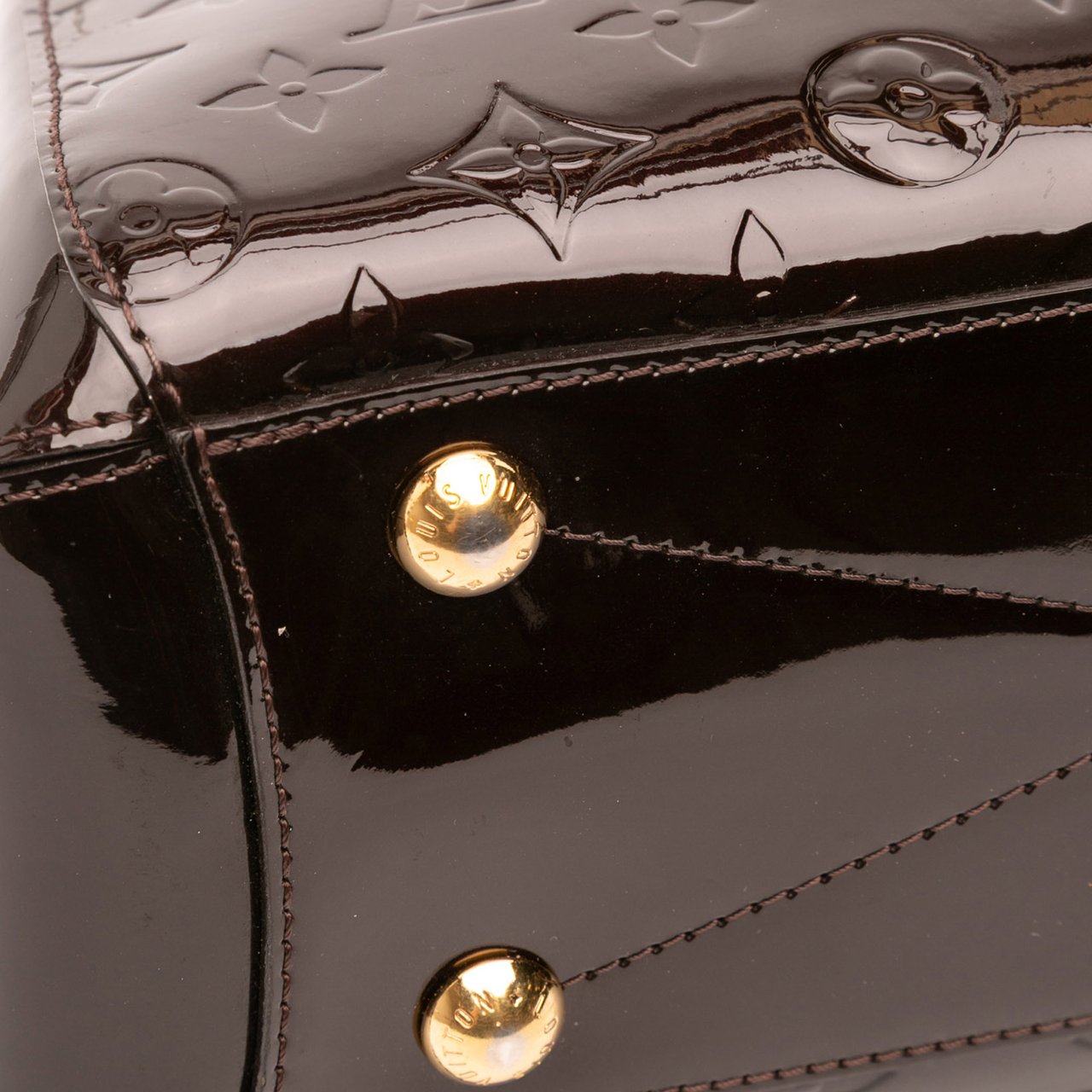 Louis Vuitton Monogram Vernis Montaigne BB Paars