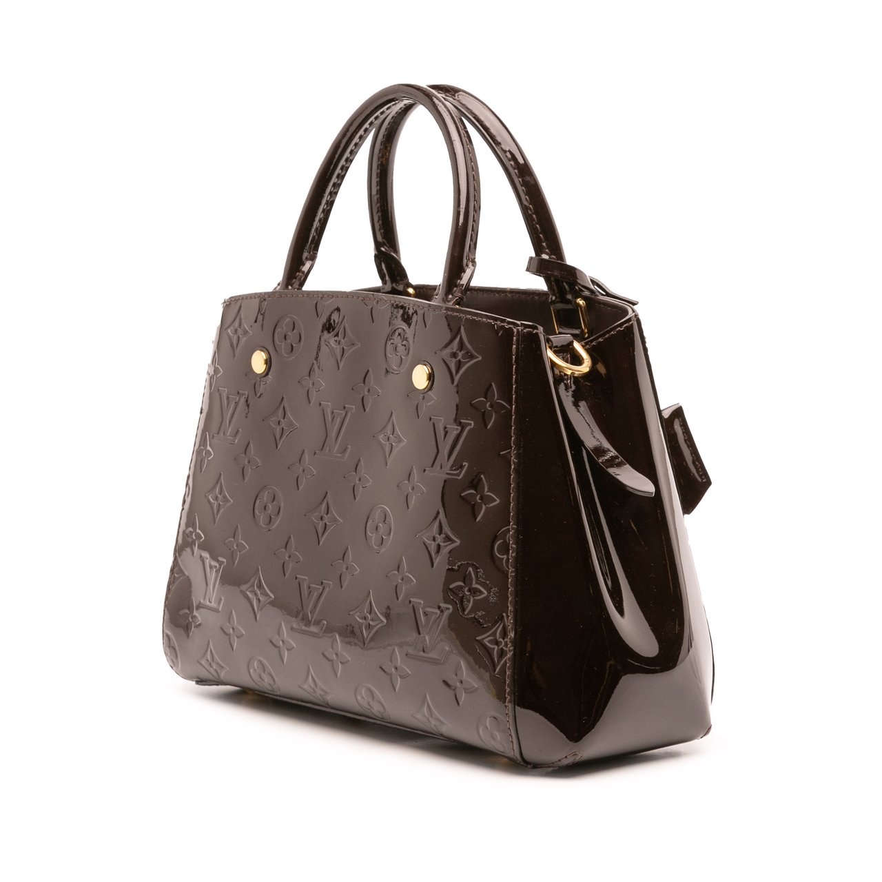 Louis Vuitton Monogram Vernis Montaigne BB Paars