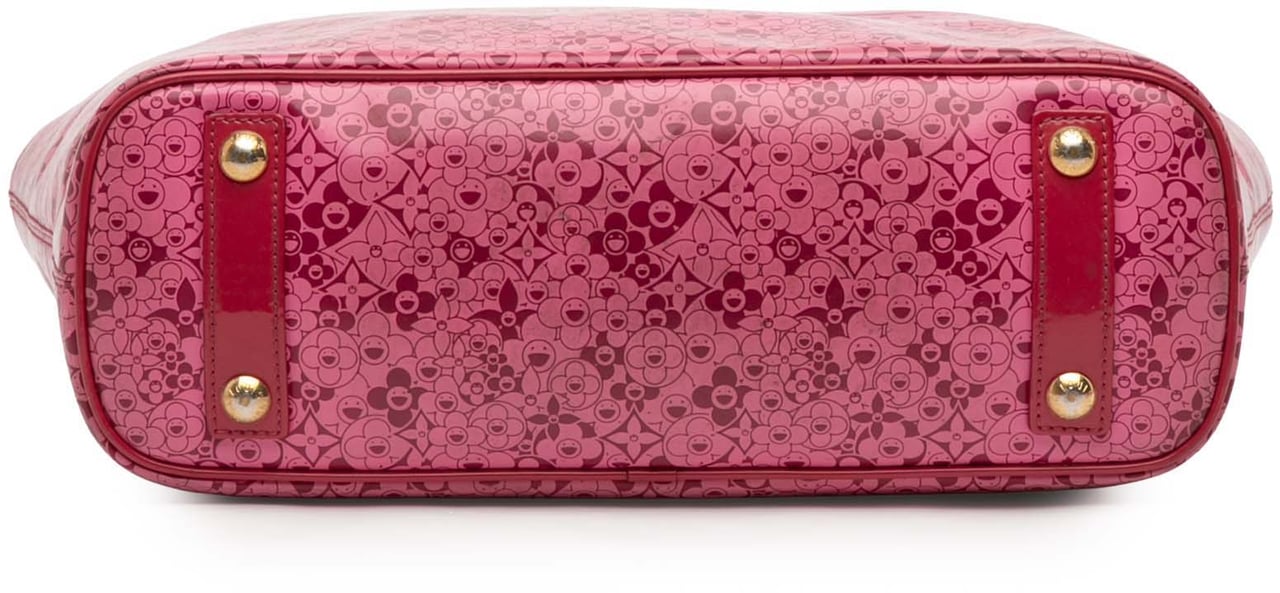 Louis Vuitton Takashi Murakami Coated Canvas Cosmic Blossom Tote PM Roze