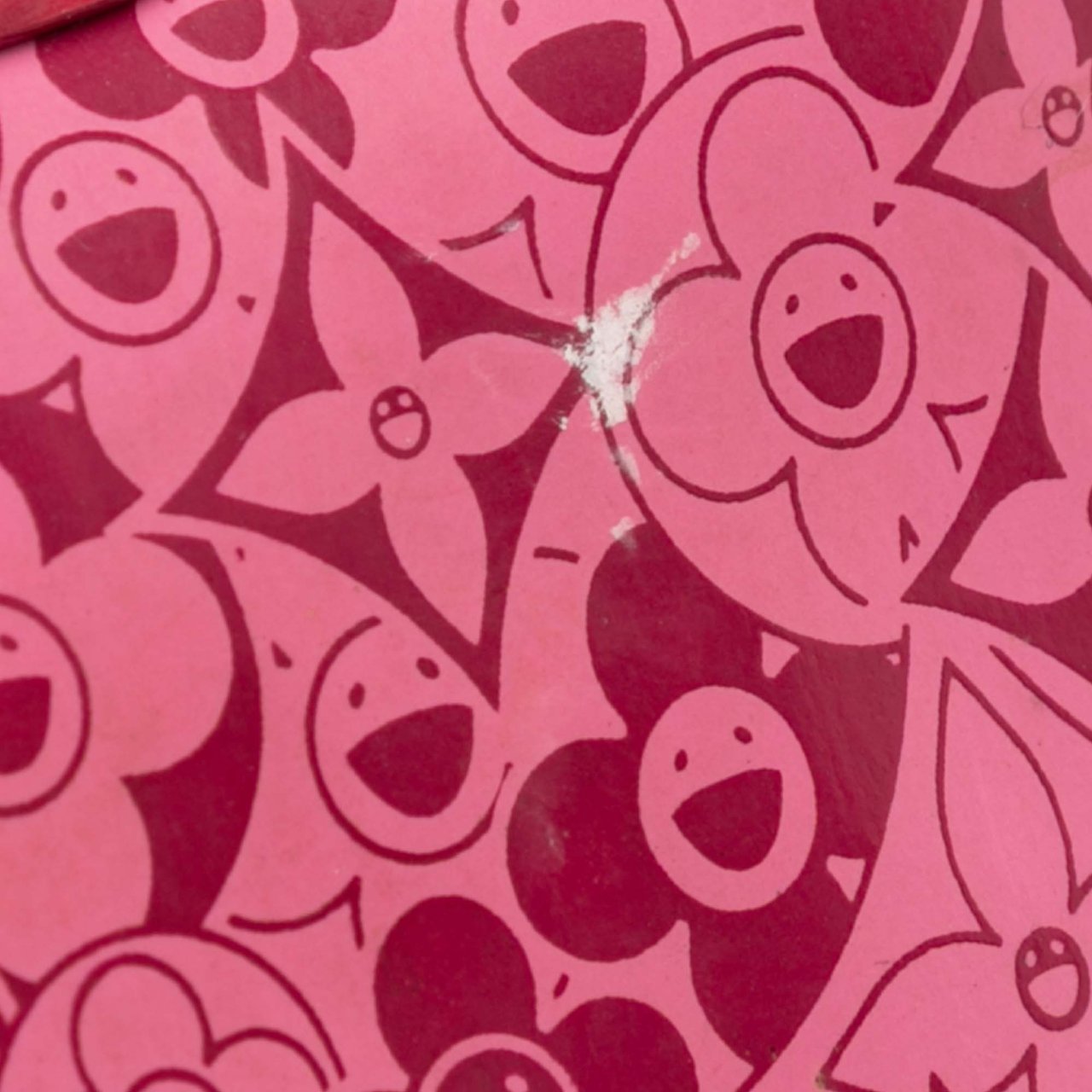 Louis Vuitton Takashi Murakami Coated Canvas Cosmic Blossom Tote PM Roze