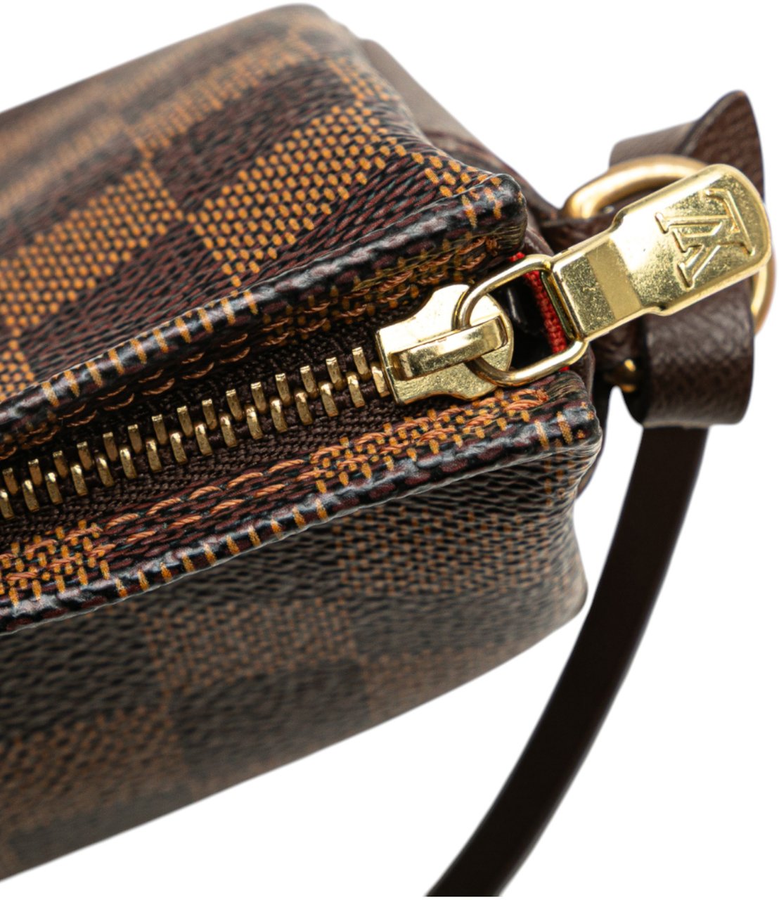 Louis Vuitton Damier Ebene Trousse Pochette Bruin