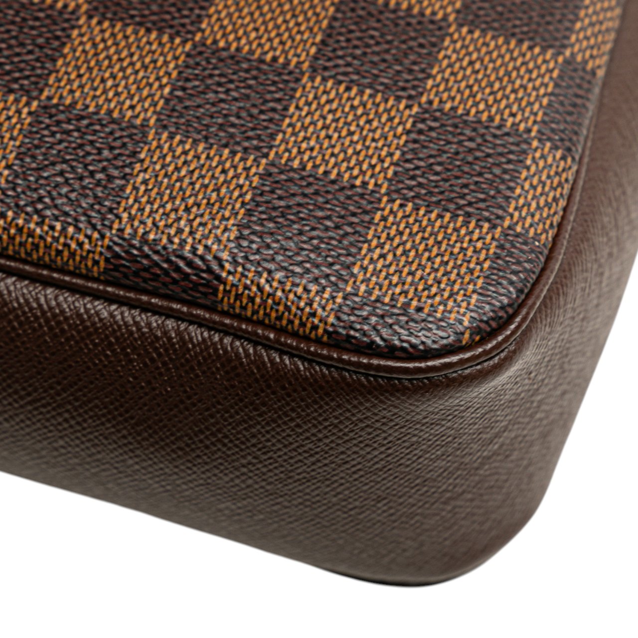 Louis Vuitton Damier Ebene Trousse Pochette Bruin