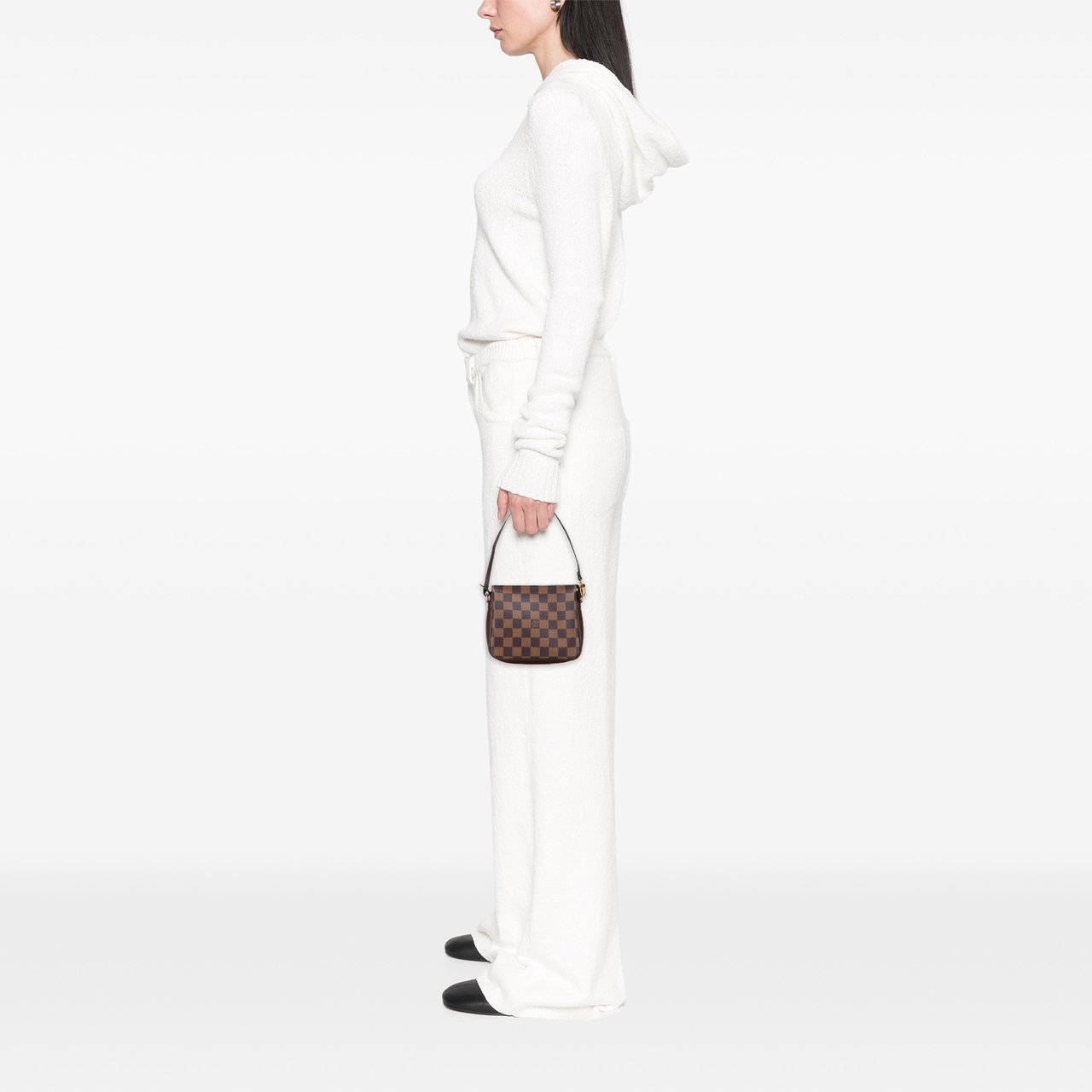 Louis Vuitton Damier Ebene Trousse Pochette Bruin