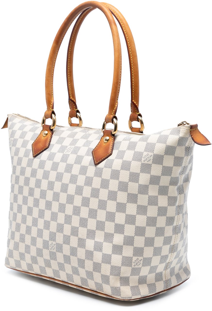 Louis Vuitton Damier Azur Saleya MM Wit