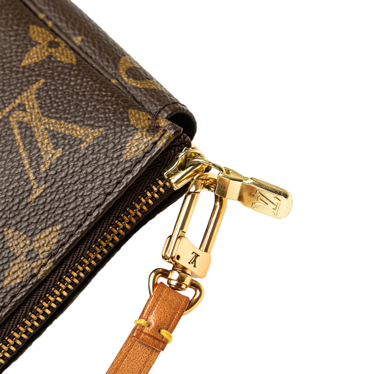Louis Vuitton Monogram Pochette Accessoires Bruin