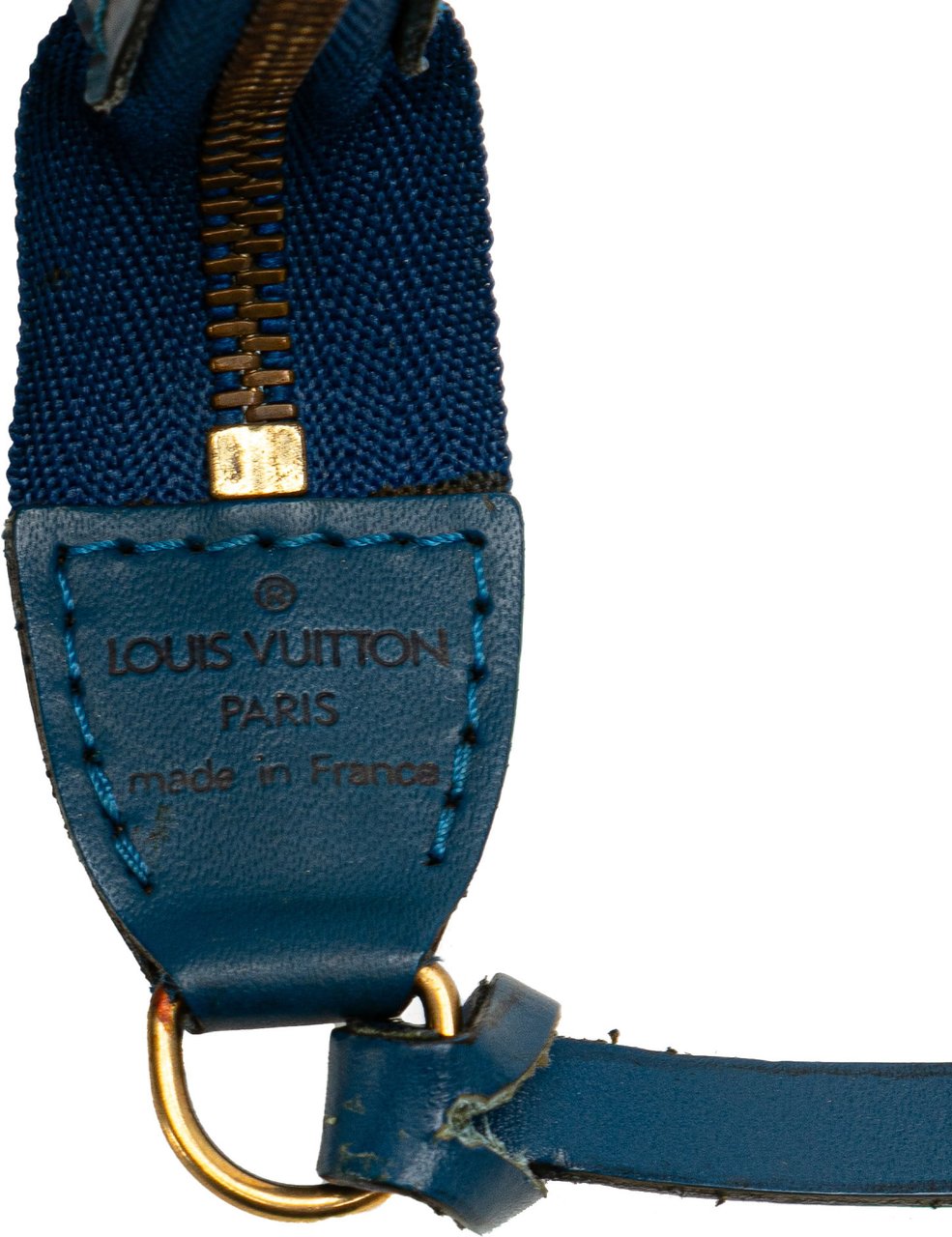 Louis Vuitton Epi Pochette Accessoires Blauw