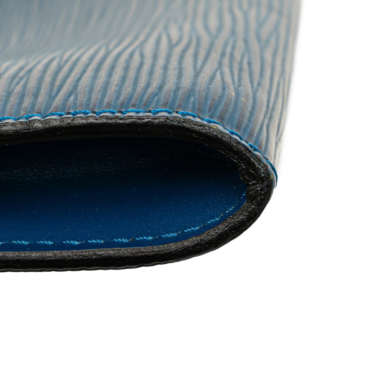 Louis Vuitton Epi Pochette Accessoires Blauw