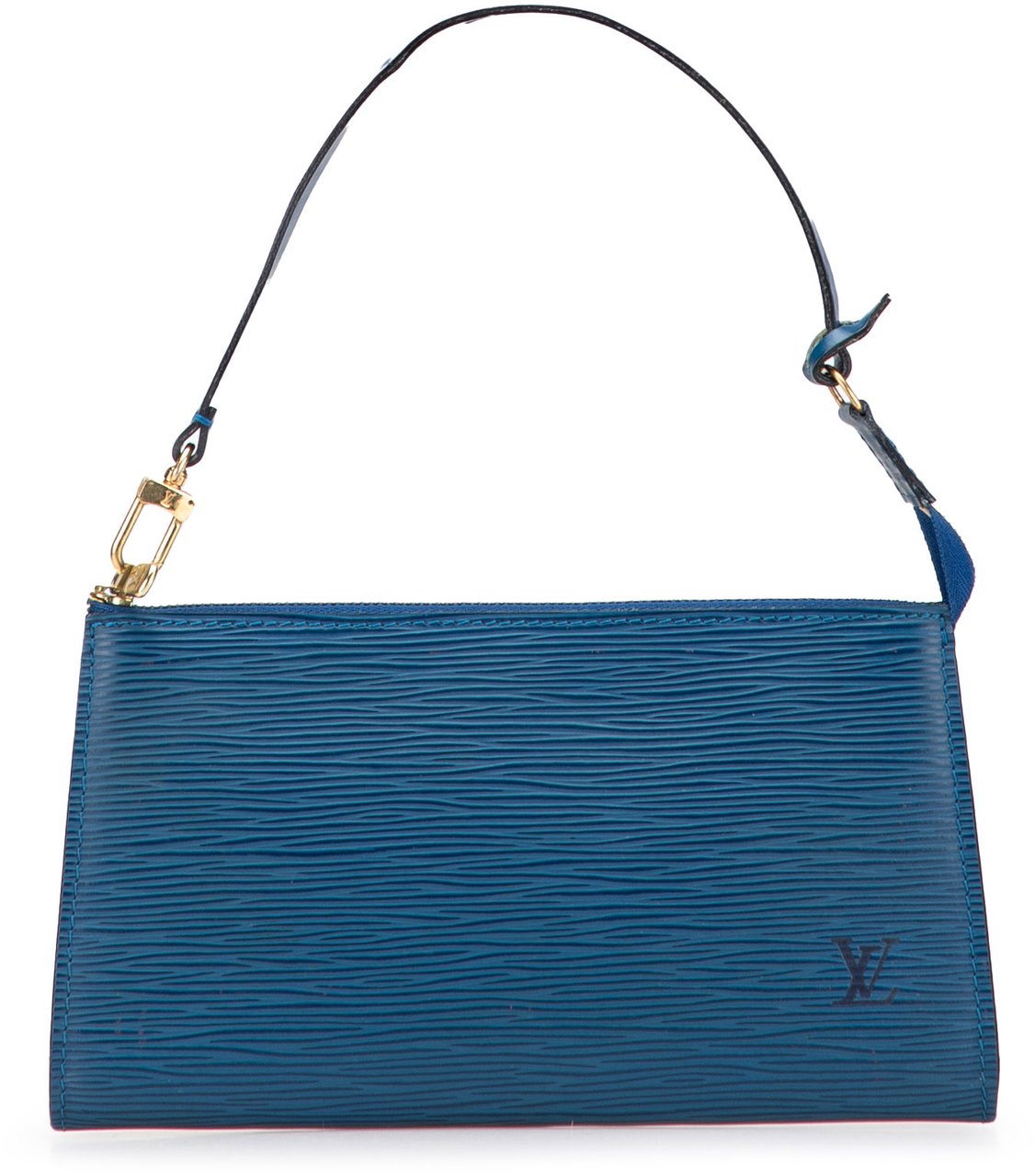Louis Vuitton Epi Pochette Accessoires Blauw