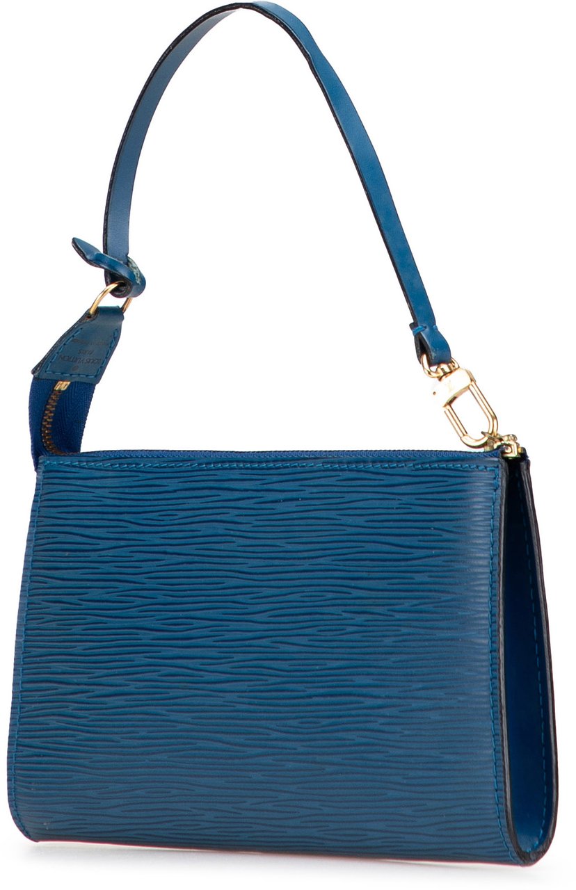 Louis Vuitton Epi Pochette Accessoires Blauw