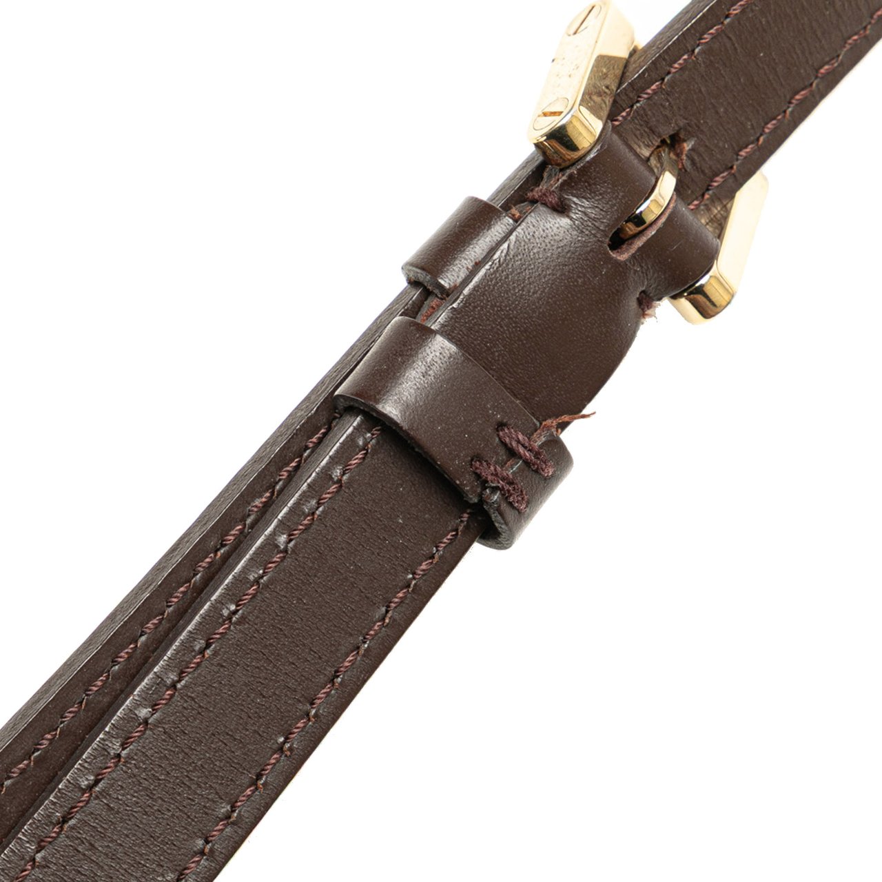 Louis Vuitton Damier Ebene Musette Tango Short Strap Bruin
