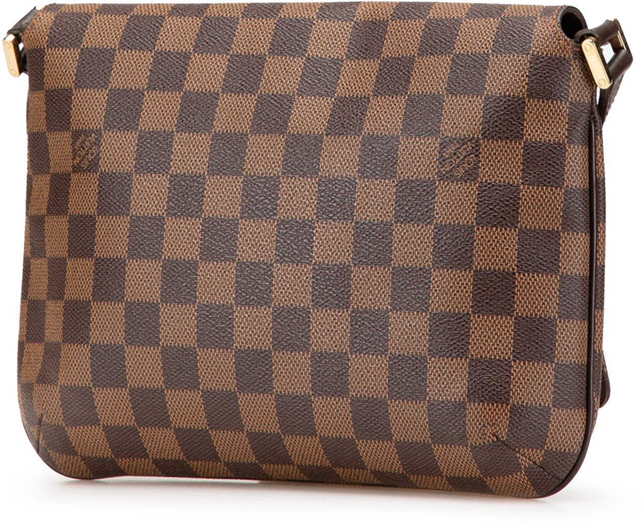 Louis Vuitton Damier Ebene Musette Tango Short Strap Bruin