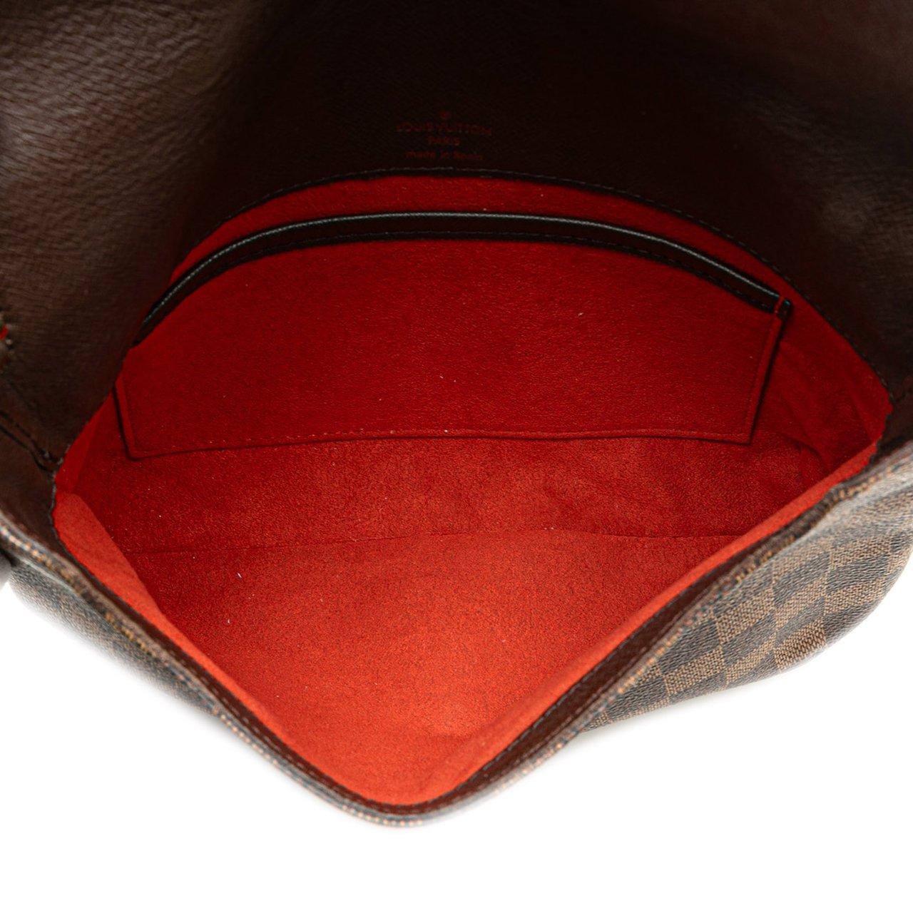 Louis Vuitton Damier Ebene Musette Tango Short Strap Bruin