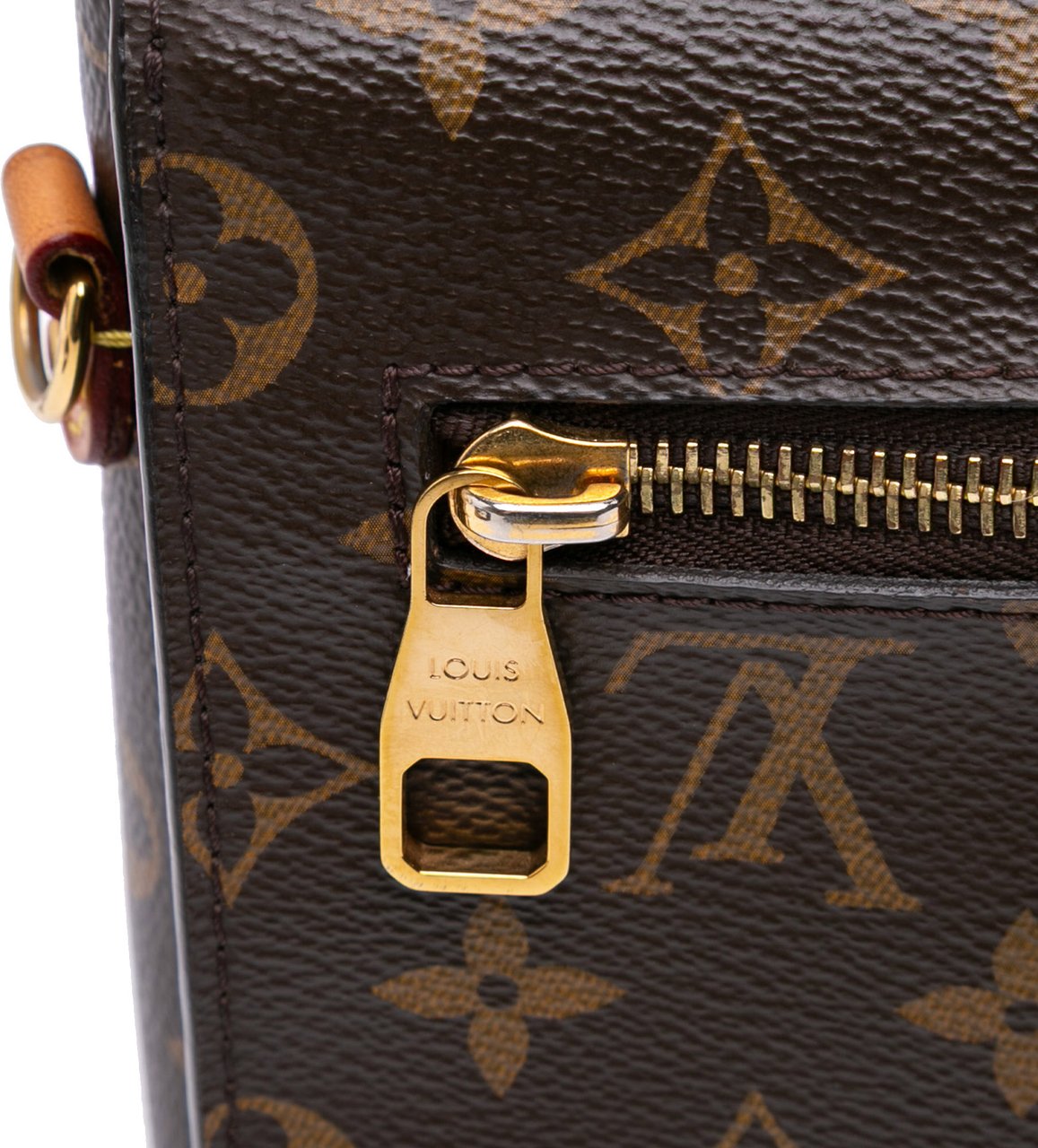 Louis Vuitton Monogram Pochette Metis Bruin