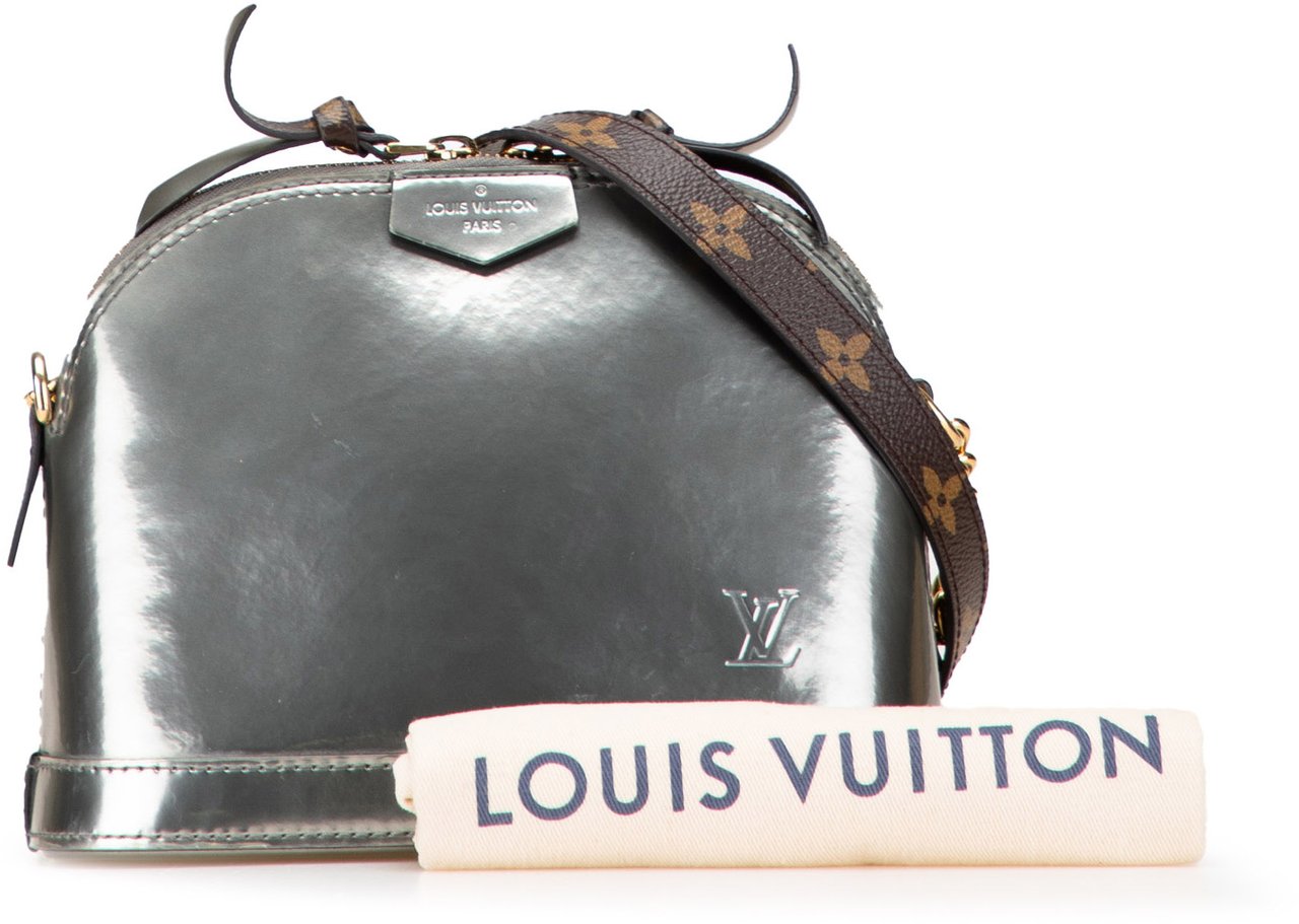 Louis Vuitton Vernis Miroir Mini Alma Zilver