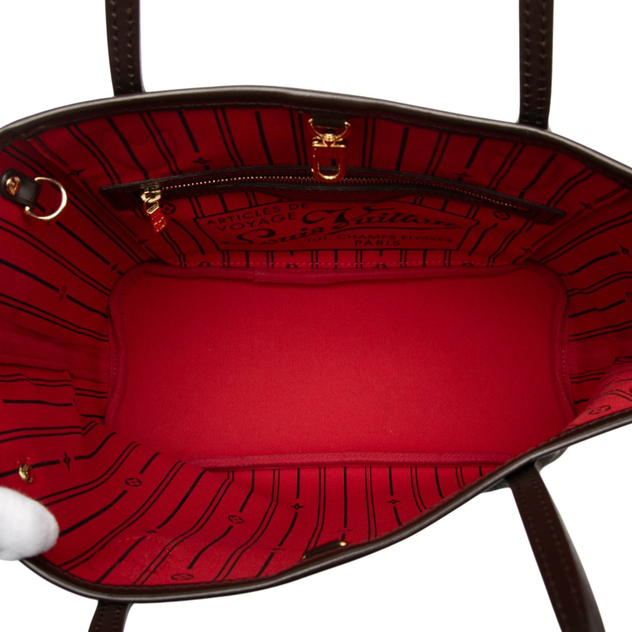 Louis Vuitton Damier Ebene Neverfull PM Bruin