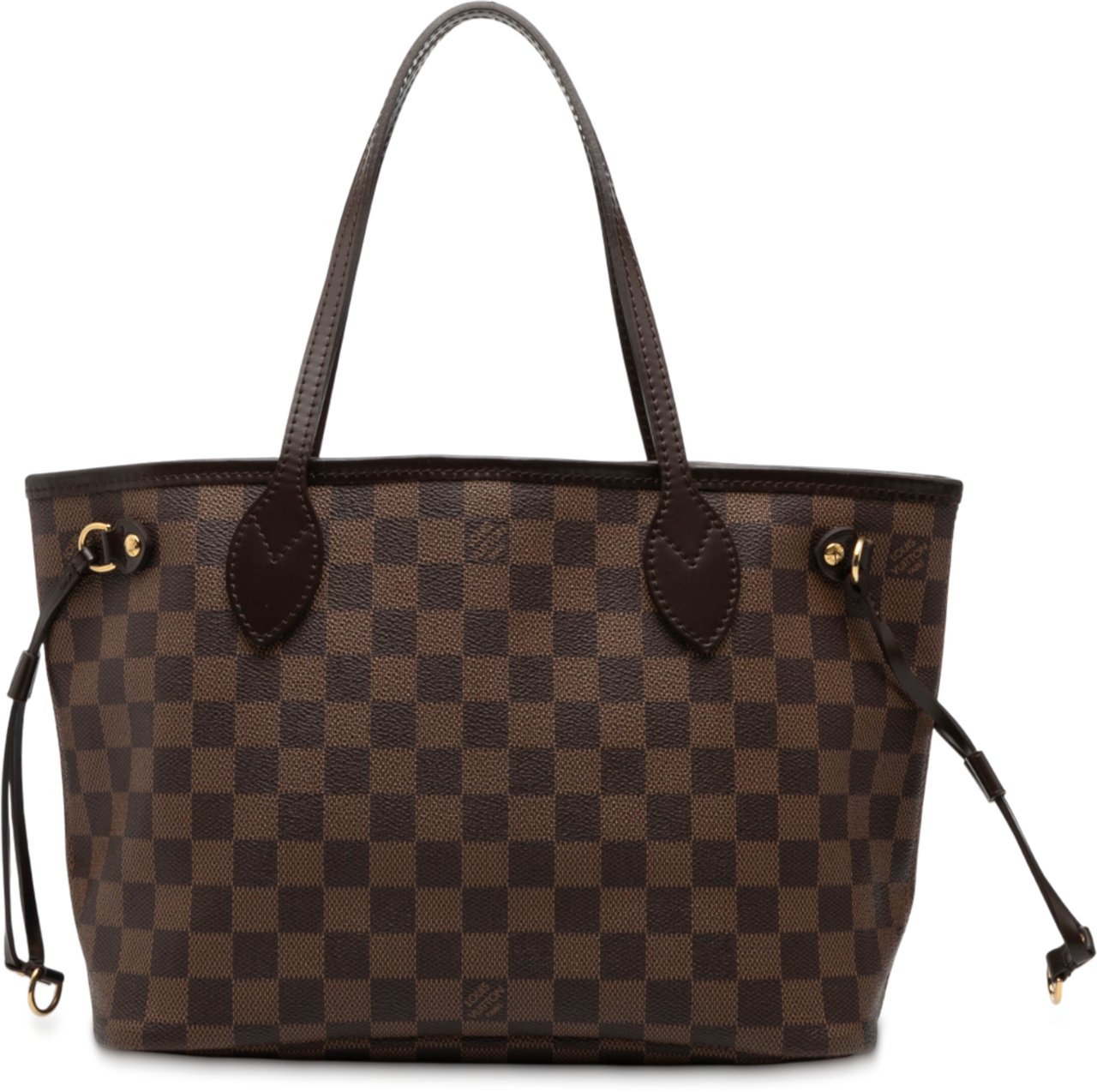 Louis Vuitton Damier Ebene Neverfull PM Bruin