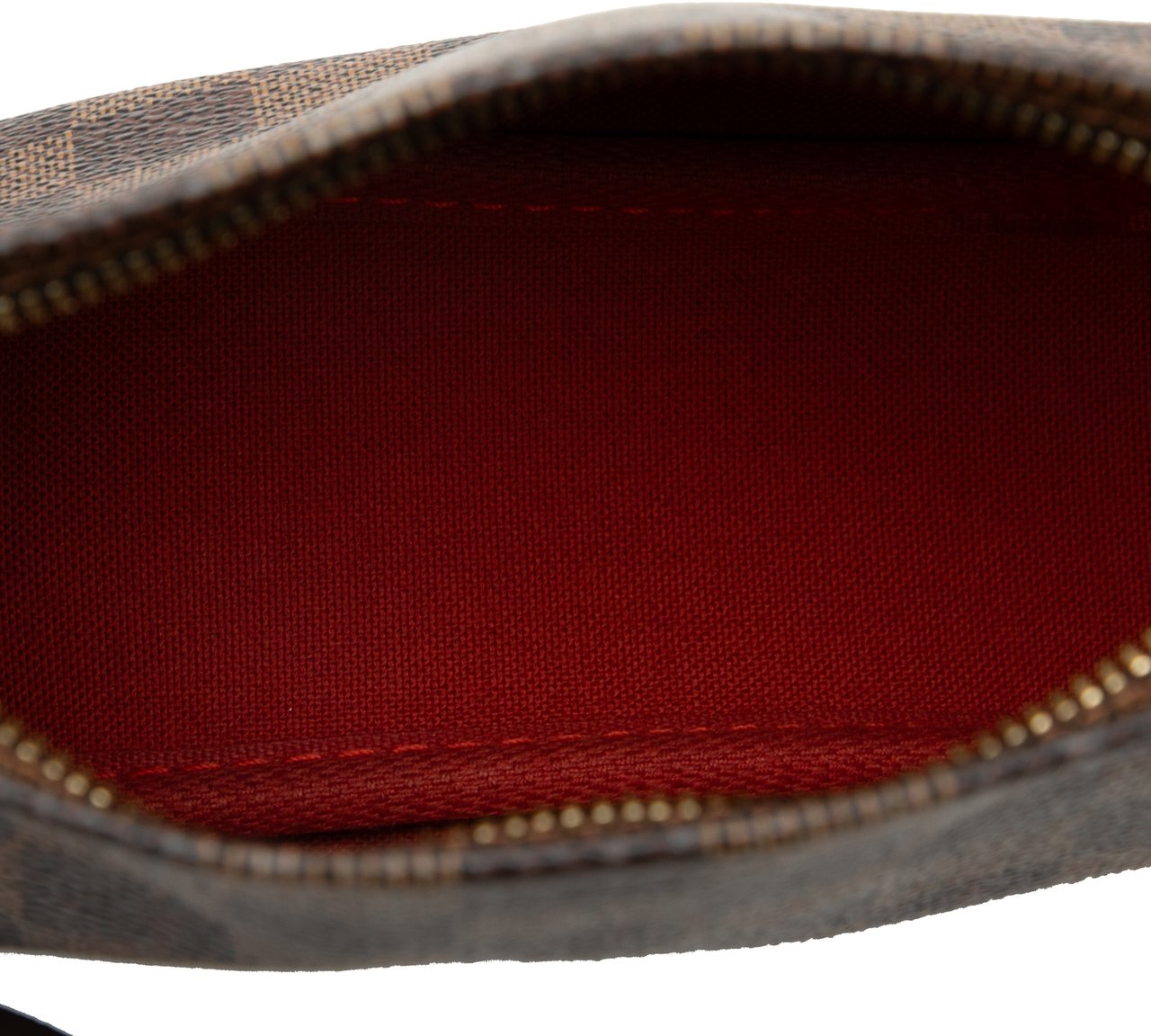 Louis Vuitton Damier Ebene Trousse Pochette Bruin