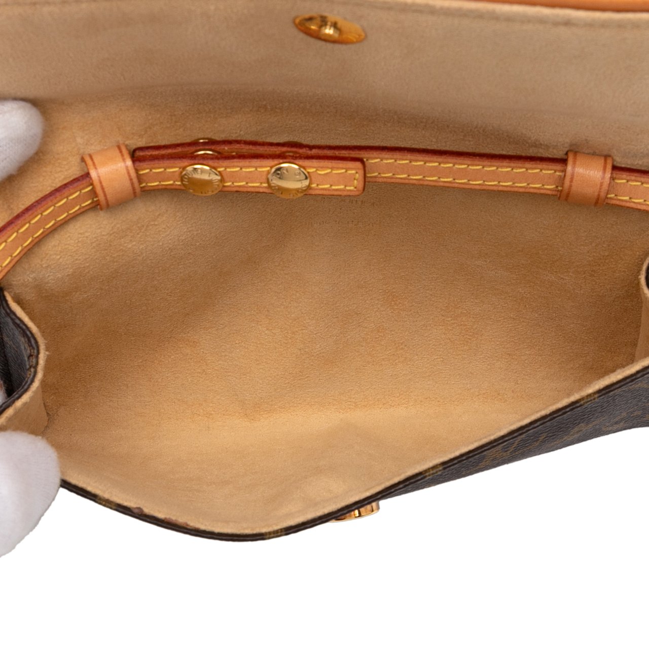 Louis Vuitton Monogram Pochette Twin PM Bruin