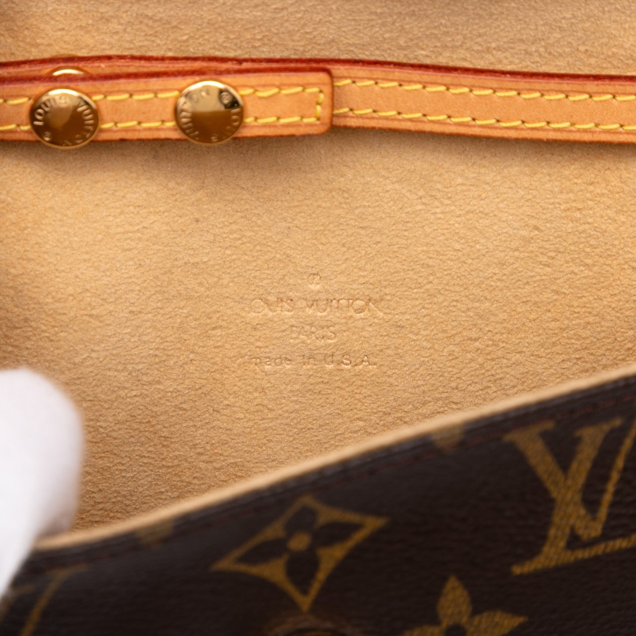 Louis Vuitton Monogram Pochette Twin PM Bruin