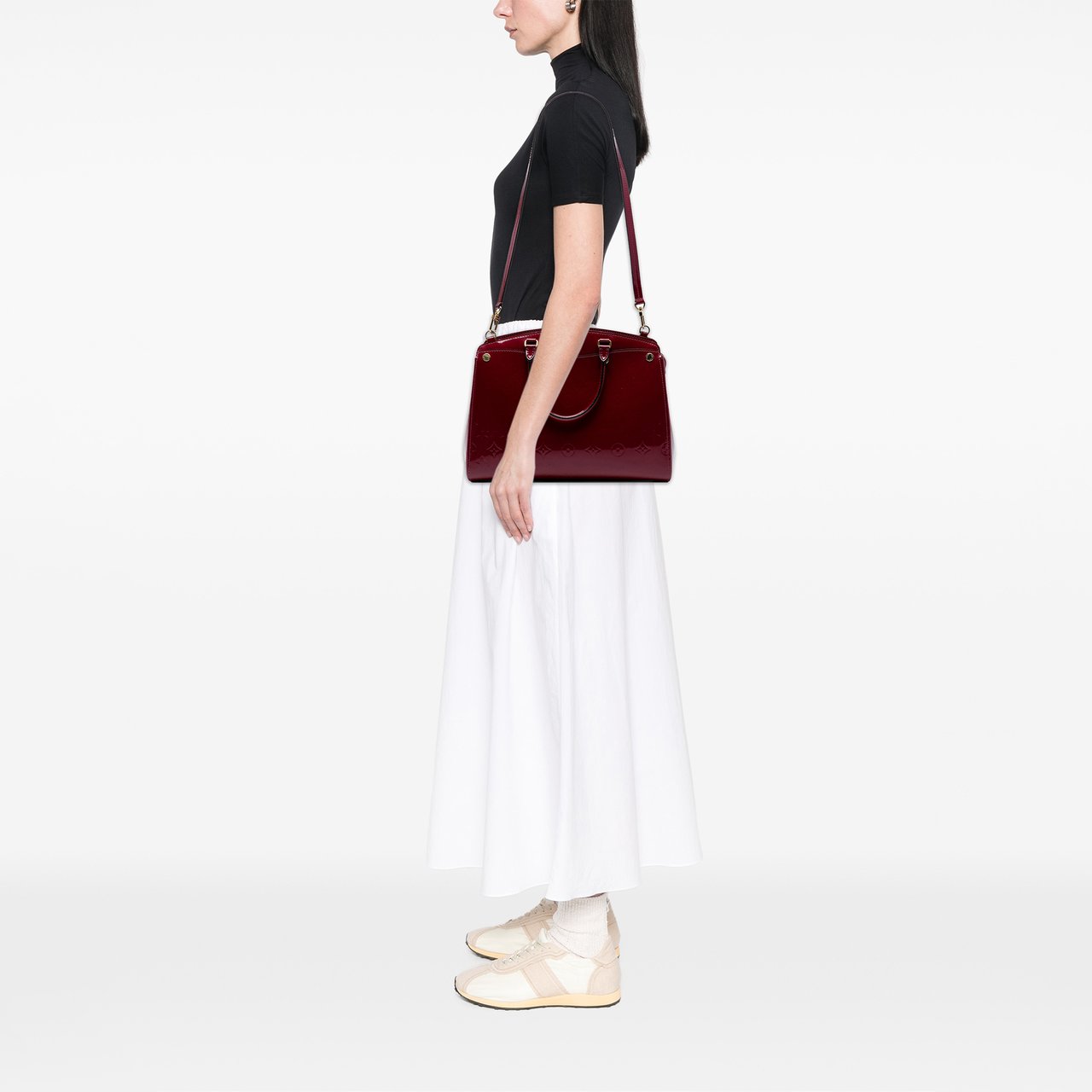 Louis Vuitton Monogram Vernis Brea MM Rood