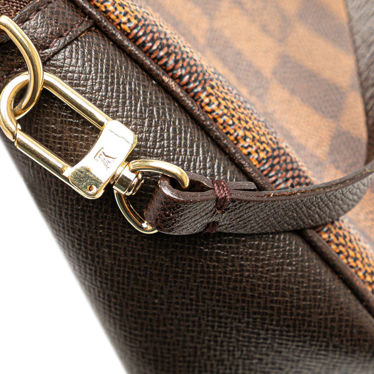Louis Vuitton Damier Ebene Trousse Pochette Bruin