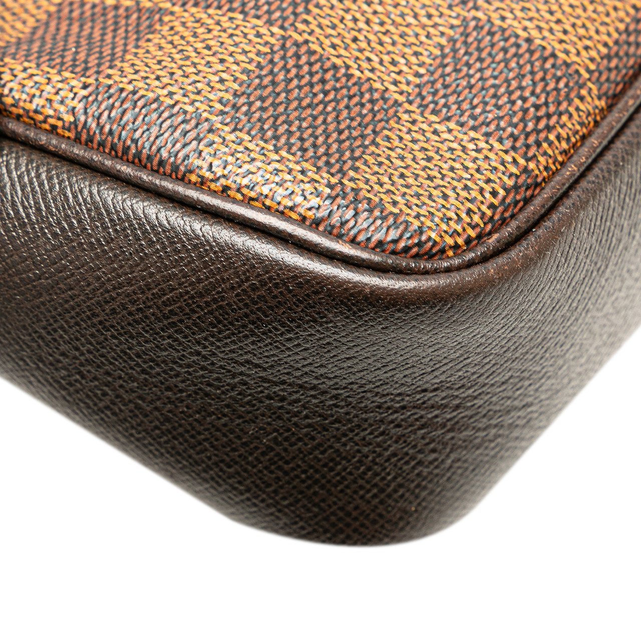 Louis Vuitton Damier Ebene Trousse Pochette Bruin