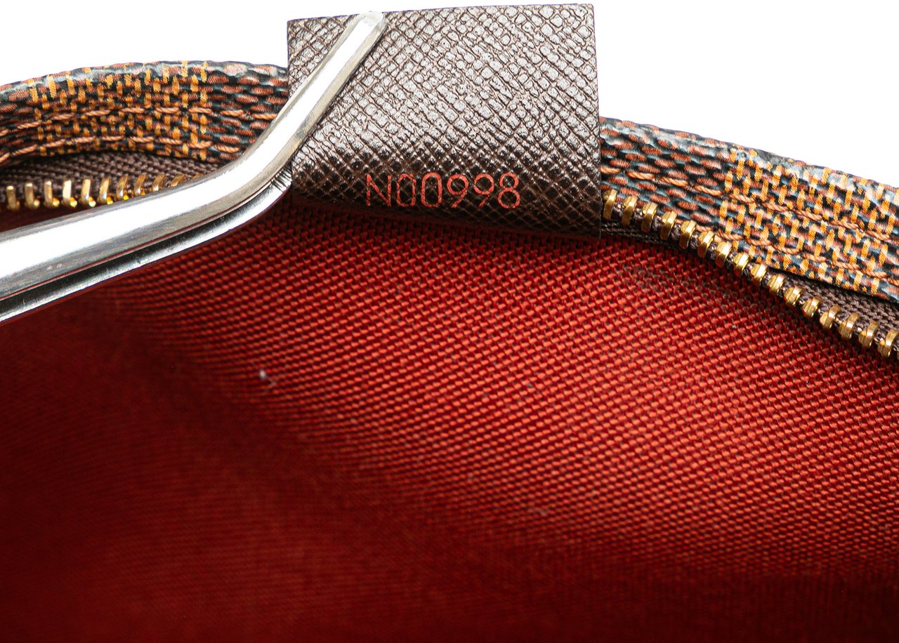 Louis Vuitton Damier Ebene Trousse Pochette Bruin