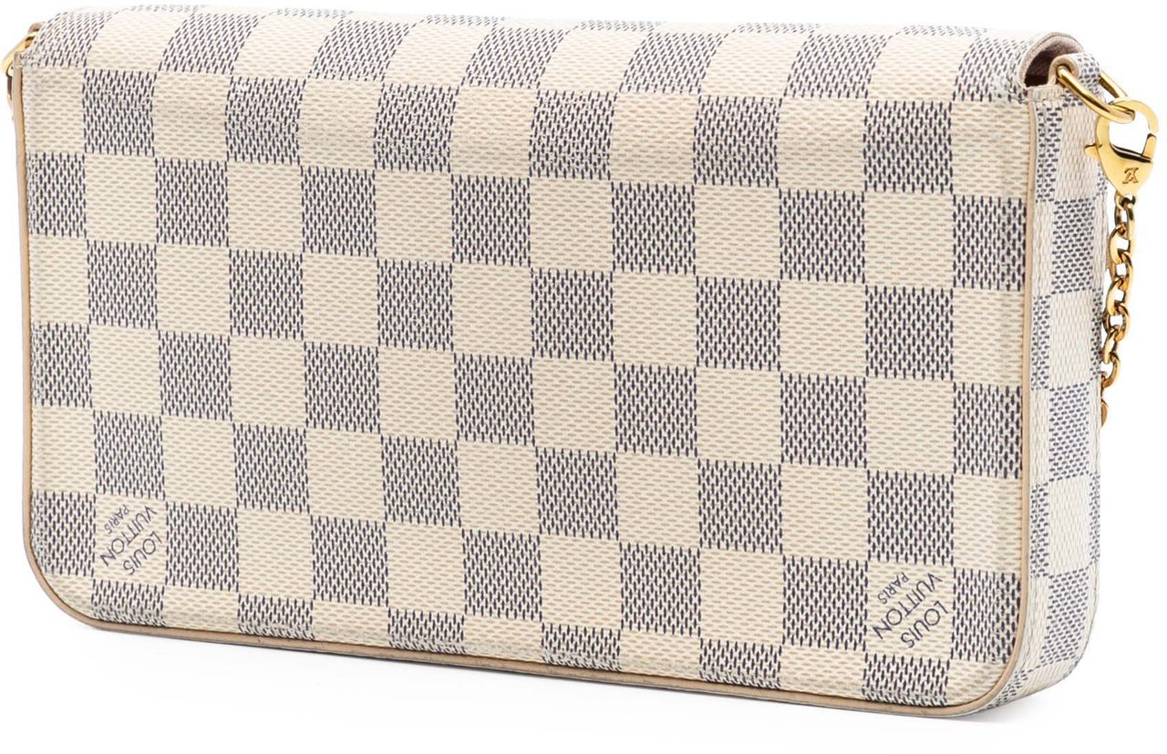 Louis Vuitton Damier Azur Pochette Felicie Wit