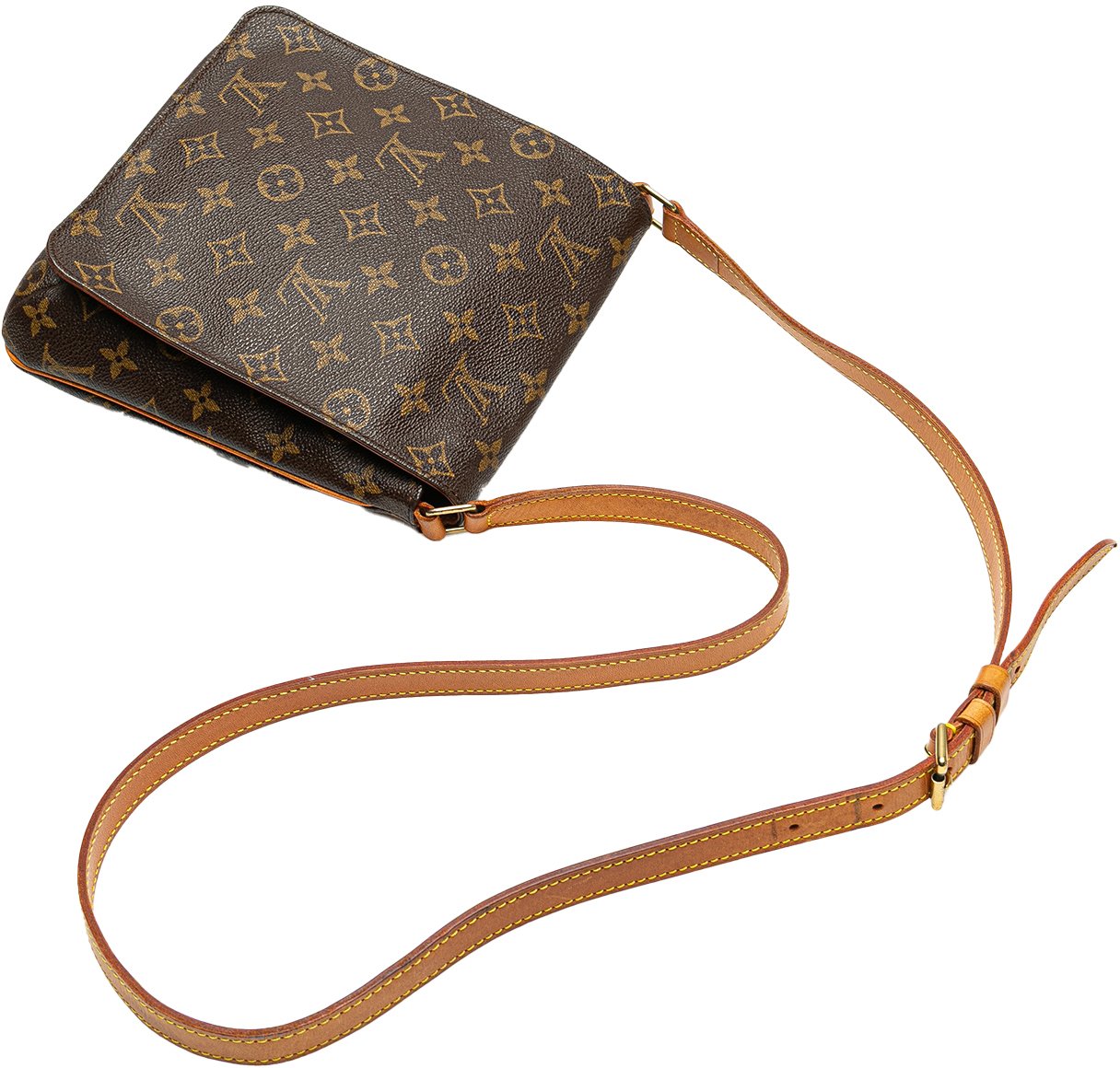 Louis Vuitton Monogram Musette Salsa Short Strap Bruin