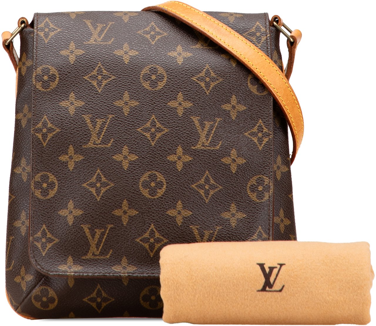 Louis Vuitton Monogram Musette Salsa Short Strap Bruin