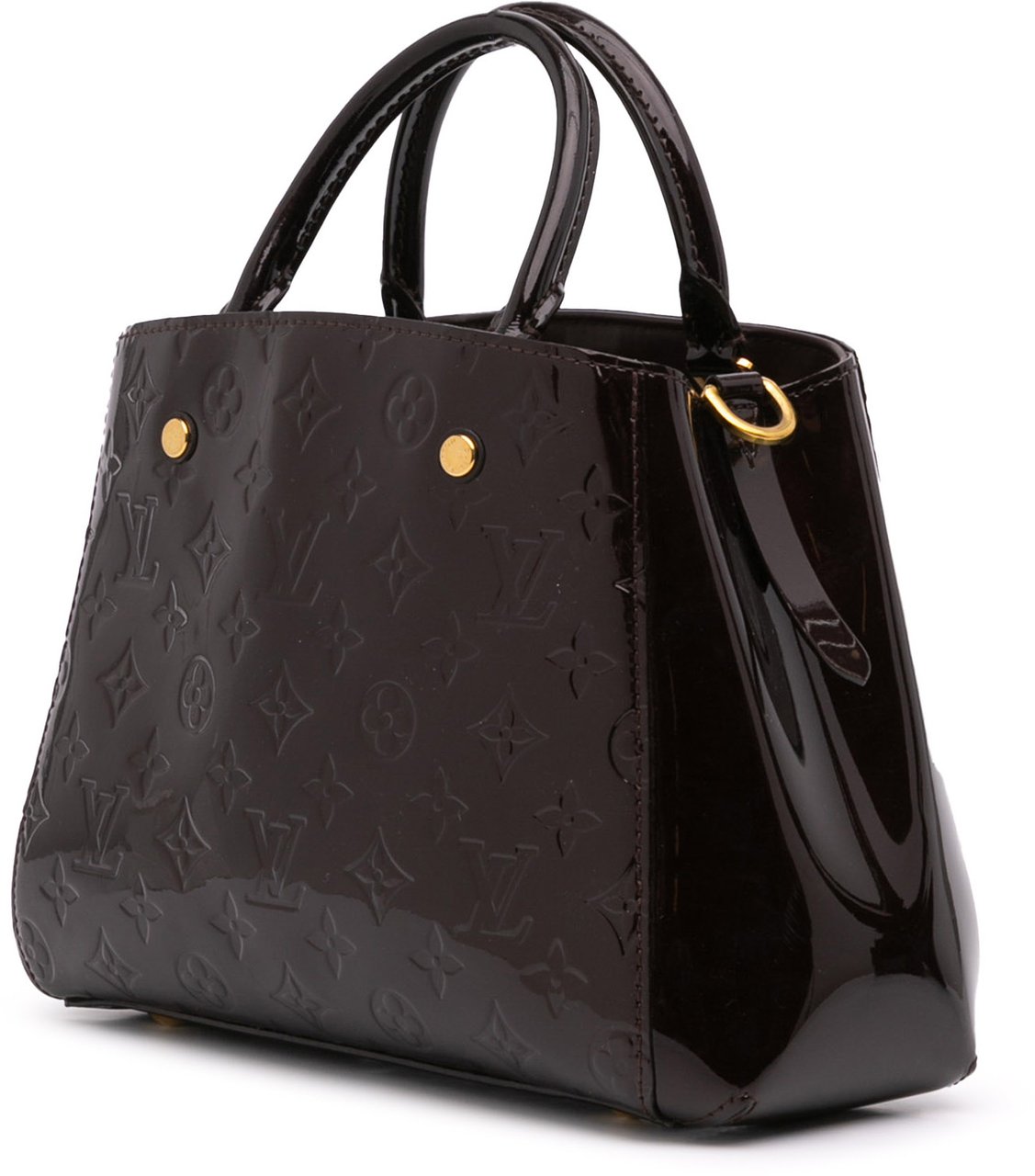 Louis Vuitton Monogram Vernis Montaigne BB Paars