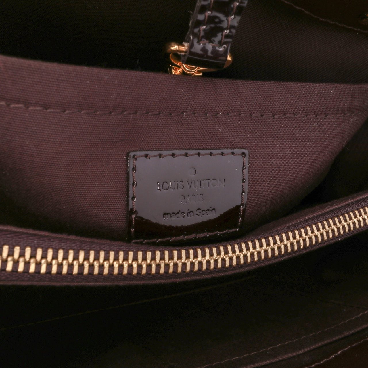 Louis Vuitton Monogram Vernis Montaigne BB Paars