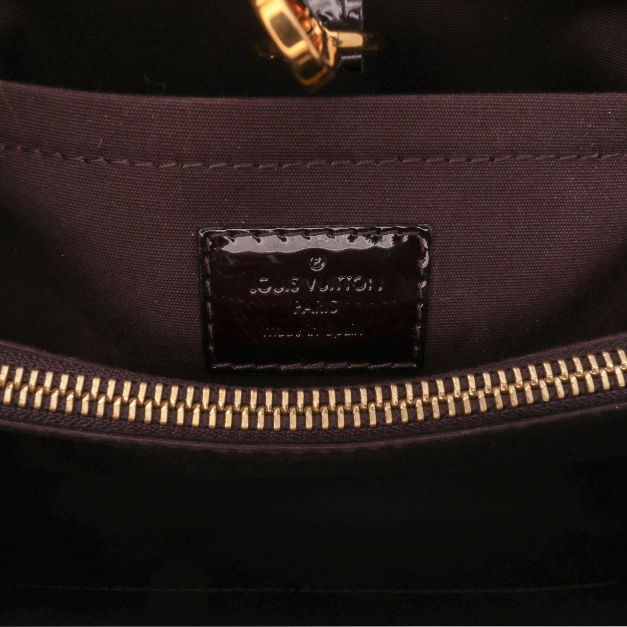 Louis Vuitton Monogram Vernis Montaigne BB Paars