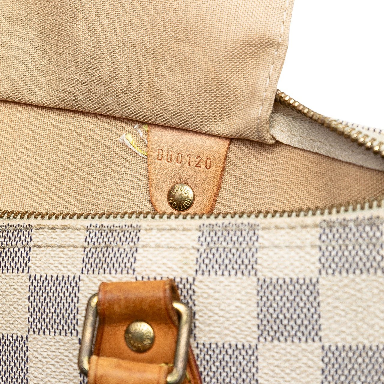 Louis Vuitton Damier Azur Speedy 30 Wit